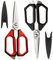 LIVINGO Heavy Duty Kitchen Scissors Set - Sharp Stainless Steel Shears for Food, Meat, Chicken, Cooking, Fish, Vegetables, Professional Chef Household Utility, Bottle Opener, BBQ 2-Pack