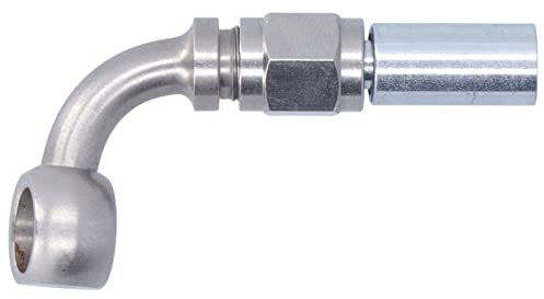 4 Pezzi 75 Raccordi Banjo M10 in Acciaio Inossidabile per Tubi di Ricambio per Tubi Olio Freno Moto per Frenante