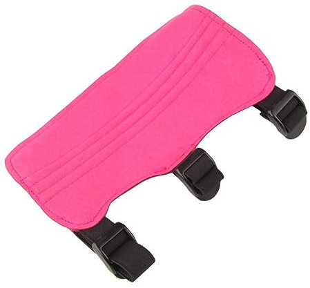 Kisangel Hochwertiger Bogenschießen Armschutz Mit 3 Streifen Design Unterarmschutz Für Und Erwachsene Leuchtendem Pink Ideal Für Sport Und Training