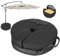 JWJK Sac de poids pour base de parasol – Jusqu'à 40 kg, sac de sable robuste pour parasol déporté et déporté, base lestée supplémentaire pour support croisé, terrasse et extérieur