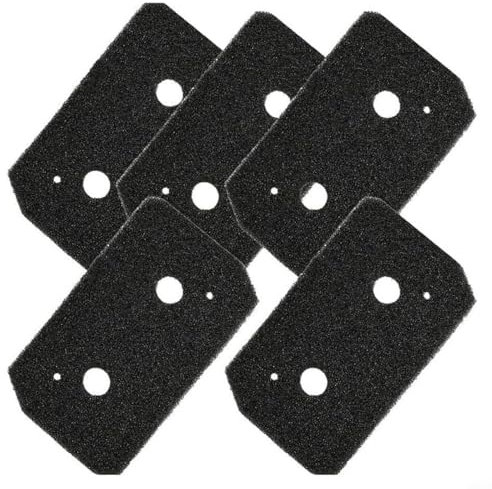 CNANRNANC Cotton Filter Sponge Replacement Set for Bosch and for Siemens Dryer Maintenance 5 Pack Black 22.8x12.8cm
