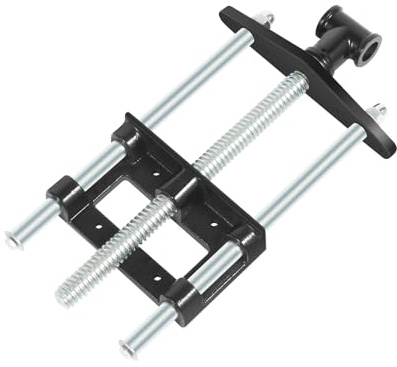 Vorderzange | Holzschraubstock aus Temperguss | 15 cm Achsabstand | Verzinkt & rostfrei | Max. 11,81 Zoll Spannweite | 10,58 lbs Gewicht