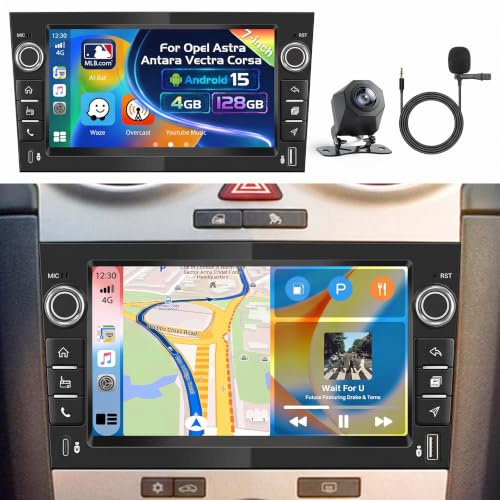 Inefala 4G+128G Android 15 Autoradio für Opel Corsa 2011-2012