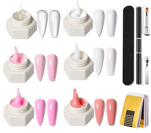 GZSYY Aufbaugel für Gelnägel Builder Gel Nägel Set Nail Extension Builder Gel Nails