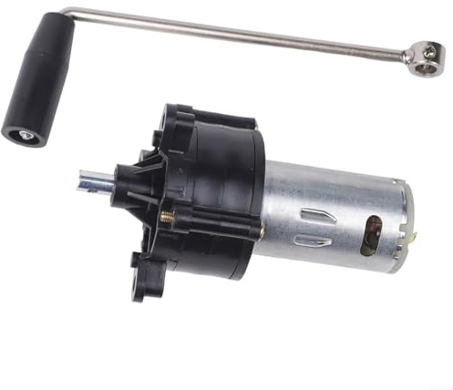 Generatore a manovella DC 6-24 V, turbina eolica idraulica manuale con motore per alimentazione, dinamo meccanica portatile per esperimenti scientifici fai da te