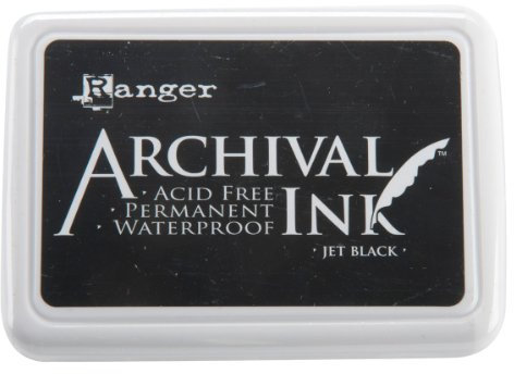 Ranger, Archival Ink Pad, 0, Jet Black (789541031468)
