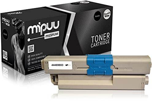 Mipuu Toner kompatibel zu Oki 44469803 (Schwarz) für C310 C310dn C330dn C331dn C510dn C511dn C530dn C531dn MC351 MC352 MC361 MC362 MC562 MC362dn MC561 MC562dnw