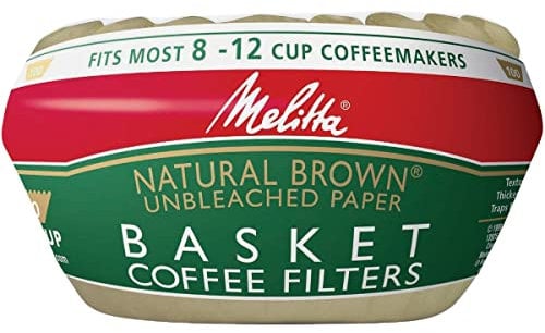 Melitta Inc, Coffee Filter Basket 8 to 12 Cup, 100 Count