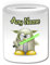 Personalisiertes Geschenk – Master Yoda Spardose (Pinguin Film Charakter Design Thema, weiß) – Jeder NameNachricht auf Ihre Einzigartiges – Kostüm Film Superheld Hero Star Wars Jedi Lichtschwert