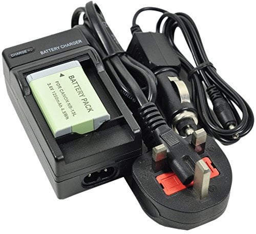 BTBAI NB-13L Camera Battery+Charger AC/DC Single for NB13L PowerShot G7X G9X G7 G9 X Mark II 2 SX620 SX720 HS G5X G5 X SX740 SX730 Digital k1a
