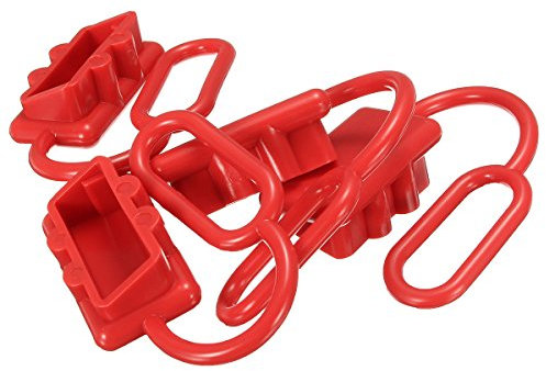 TuToy 50A Dc 12-24V Staubkappen Abdeckung Für Anderson Plug Cover Style Steckverbinder Staubschutz Kappen Rot