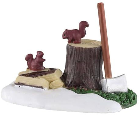 Lemax - Axe and Logs 04730 Weihnachtsdorf Winterdorf