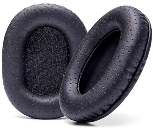 WC Premium Perforated Replacement Ear Pads For Sony MDR 7506 & V6 Made By Wicked Cushions | Softer Leather, Luxurious Memory Foam, Unmatched Durability | Also Fits MDR CD900ST | Black