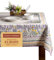 Maison d' Hermine Tischdecke, rechteckig, 100 % Baumwolle, wiederverwendbar, dekorativ für Esszimmer, Bauernhaus, Zuhause, Party, Festlich und Hochzeit, Frühling, Sommer, 137 x 183 cm, Lavendel