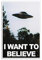 I Want to Believe Ufo-Poster, Leinwand-Kunstdruck, modernes Familienschlafzimmer, 60 x 90 cm