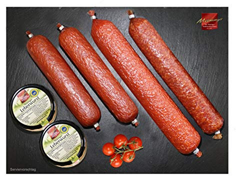 Wurstpaket I Wurst aus dem Thüringer Wald I Leberwurst I Salami I Kochsalami