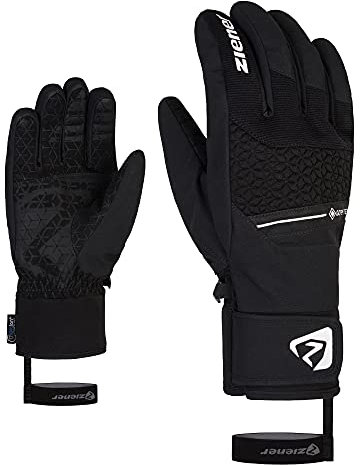 Ziener Herren Granit Ski-Handschuhe/Wintersport | wasserdicht Gore-Tex Alpine Wool, black, 8,5