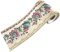 NB Wandpapier-Bordüre, selbstklebende Wandverkleidung, PVC-Bodenbordüre für Küche, Badezimmer, Schlafzimmer, Wanddekoration, Papier, Laternenblumen, 10 cm x 5 m, Weiß