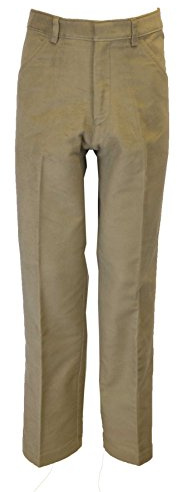 Walker and Hawkes Men's Yorkley Moleskin Trousers, 100% Cotton Warm Durable Countrywear, Beige - 44W x 29L