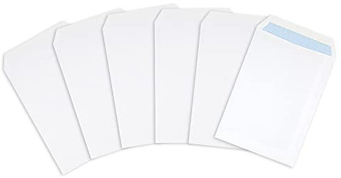 Postmaster A5 C5 Briefumschläge, selbstklebend, 229 x 162 mm, 90 g/m², Weiß, 200 Stück