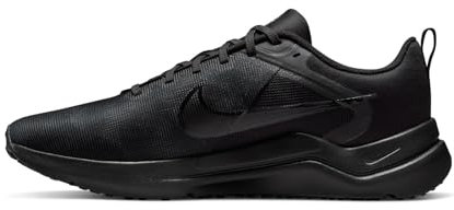 Nike Herren Downshifter 12 Sneaker, Black/Dk Smoke Grey-Particle Grey, 42 EU