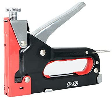 ZENO 3-in-1 Staple & Nail Gun Set | Strong Hand Tacker with Jam Release | Stapler for Quickly Attach Materials & Fabrics | Re-Upholster Furniture | Decorate & Repair with 600 Piece Refill