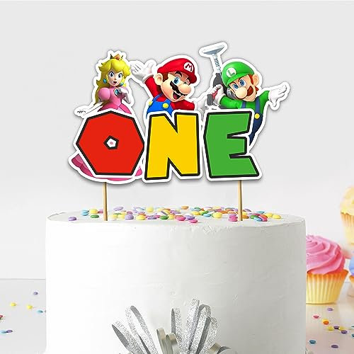 Seyal® Supr Mario One cake Topper