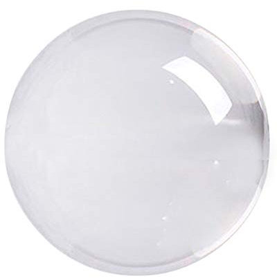 Fvoagaou Transparente Bola de Cristal de Cristal Esfera de Curativa Fotografía Apoyos Bola Decoración 30 Mm