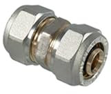 Raccord droit double à compression pour multi-couches 32 x 32 cm