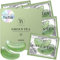 BLOOMORA Grüner Tee Augenpads (30 Paare) | Eye Pads mit Niacinamid & Augenpads Hyaluron | Augenpads Gegen Augenringe | Augenringe Entfernen | Eye Patches