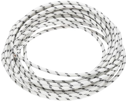 QUARKZMAN 14 AWG Silikon Elektrokabel 2 mm² 5 Meter Flexibles Hochtemperatur Geflochtenes Kabel Verzinnter Kupferdraht für Industrie KFZ DIY RC-Autos Boote LED Licht Schwarz Weiß
