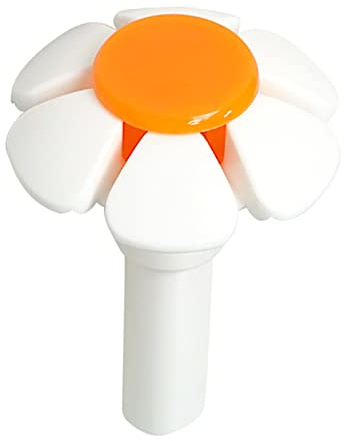 Zeizafa for Cat Fountain Replacement Flower Nozzle for Head for Dogs Round Stainless Steel Top Water Dispenser Orange