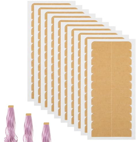 360 Stück Haarverlängerungsband Tape Kleber Extensions Perücken Haarverlängerungsband Doppelseitiges Klebeband Hautfarbe Kleber Ersatz Wasserdichtes Spitzenhaarband für Haarverlängerung Perückenband