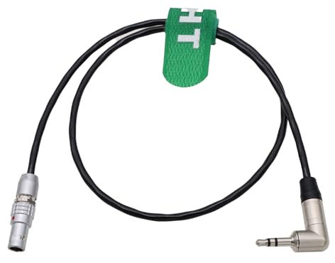 HangTon Timecode-Kabel für Tentakel-Synchronisation zu ARRI Alexa 35 Mini LF Classic Red Ranger Kamera, Soundgeräte, Umgebungs-Audio-Recorder, 3,5 mm TRS auf kurz, 5-polig, 50 cm