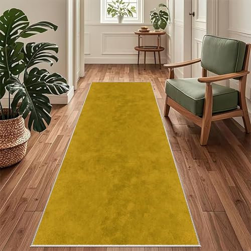 ZAJENKUB Teppich Läufer Flur Küche rutschfest waschbar Teppichläufer Lang 40 x 200 cm Schmutzfangmatte Modern Design Meterware Korridor Tepiche Esszimmer Schlafzimmer Wohnzimmer