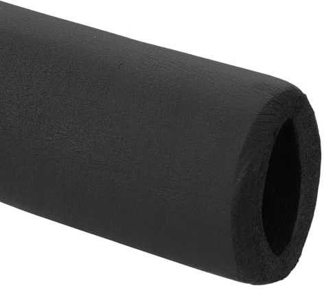PATIKIL 3 (76mm) ID x 6.6Ft Rohrisolierung Schaumstoffrohre Rohrabdeckung Wickelrolle Stangenpolsterung Schlauch für Griff HVAC Außenklimaanlagen Schwarz