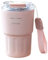 Pzuryhg Tumbler with Straw, 360ml Travel Mug with Straw, Hot Cold Retention Mugs, Space-Saving Hydration, for Travel, Daily Use, Outdoor Activities, Gym, Sports, 7x7x14.5cm