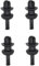 Pizgear Auto-Paketablageseil, for Peugeot, 106 205 206 306 307 308 208 MK2 7903077159 4-teilige Kofferraum-Paketablage-Aufhänger-Saitenclips Befestigungshakenhalterung Kofferraumhaken