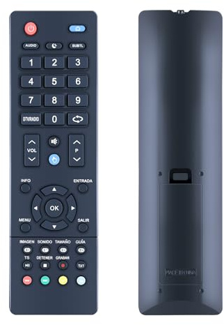 WKOLF Mando a Distancia de sustitución para TD S.ystems K24DLM8HS K32DLM7H SM-LED40M04S SM-LE32DH5502 K24DLM8HS