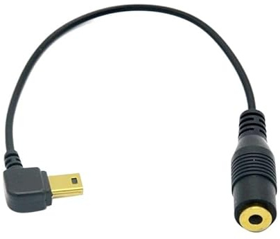 Compatible For GoPro Hero 4 3 Mini USB To 3.5mm Microphone Adapter Cable