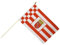 Flaggenfritze Stockflagge Deutschland Bremen - 30 x 45 cm