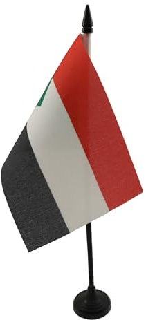 AZ FLAG - Tischflagge Sudan - 15x10 cm - Sudanesische Tischfahne 10 x 15 Cm - Flaggen