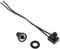 Keenso Motorrad Druckknopf, 5 Stücke 12V Wasserdichte Druckknopf Ein-Aus-Schalter für Motorrad Auto