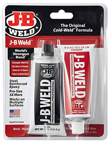 J-B Weld 8281 UxODgJ Professional Size Steel Reinforced Epoxy Twin Pack, 10 Oz