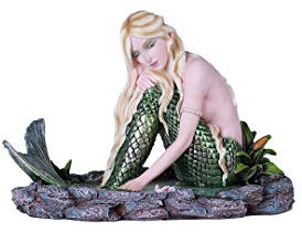 Pacific Giftware Dekofigur Meerjungfrau auf Wasser aus Kunstharz