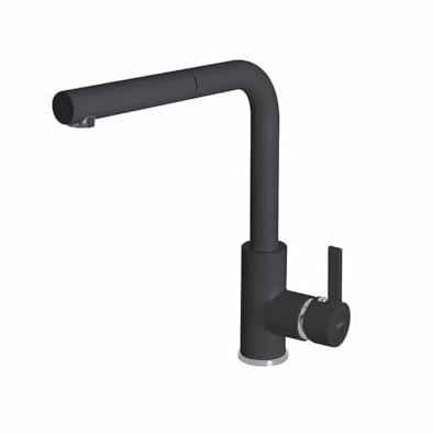 Elleci | Rubinetto cucina Granitek | C02 | Colore : G40 Nero