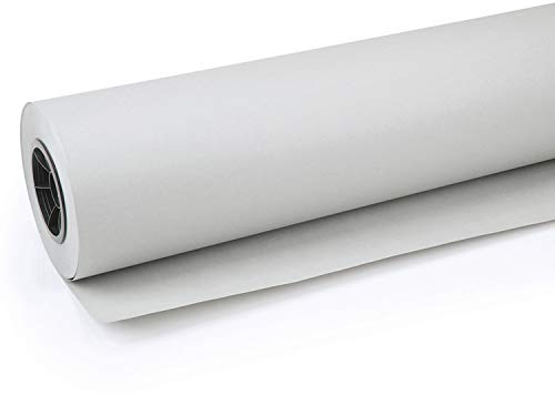 Lineco Trägerpapier, säurefrei, 40,6 x 183,9 cm, Hellgrau Langlebig, zuschneidbar, recycelbares Papier Zum Einrahmen, für Projekte, Kunst, Handwerk, Hintergründe und für ein Finish Ihrer Kunstdrucke