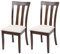 2er-Set Esszimmerstuhl HWC-G46, Küchenstuhl Stuhl, Stoff/Textil Massiv-Holz - Dunkles Gestell, beige