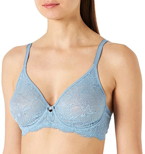 Triumph Damen Bügel-BH Amourette Charm W02, Faded Denim, 80E