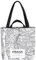 VOID Prag Karte Tasche 33x33x14cm,15l Einkaufs-Beutel Shopper Einkaufs-Tasche Bag